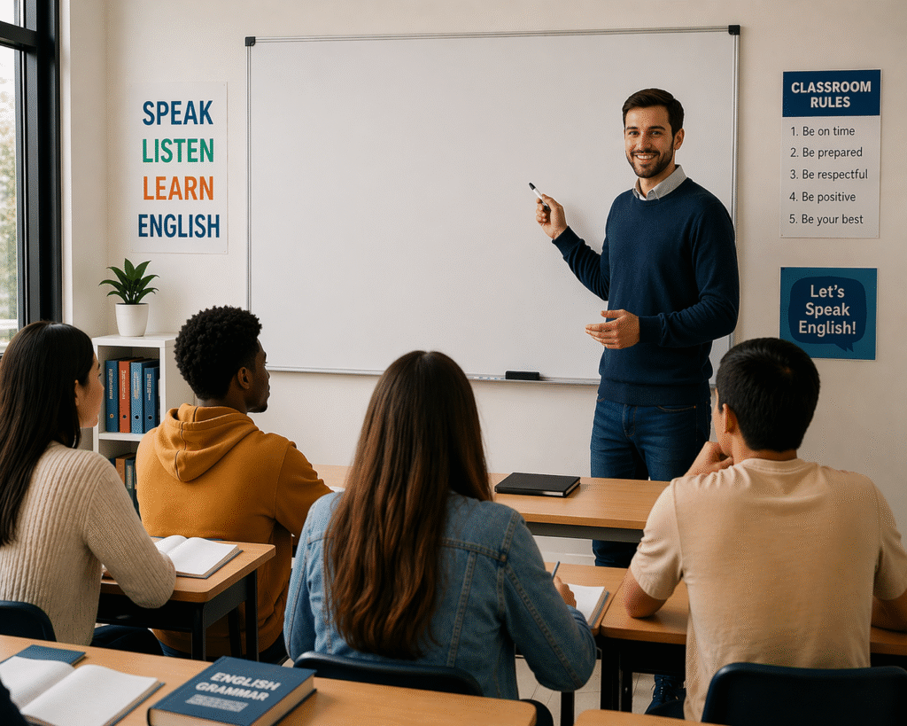 Frases em Inglês Mais Usadas em Sala de Aula